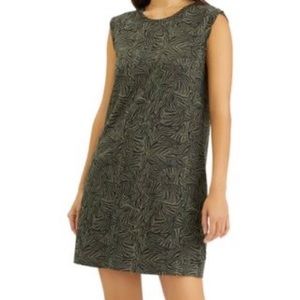 Sanctuary camo-print shift dre fatigue tigress dress size XS